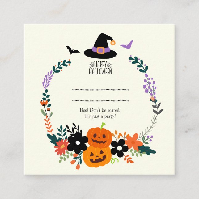 Cute Halloween Invitation (Front)
