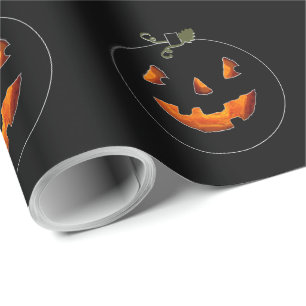 Cute Halloween Jack-o'-lantern  Wrapping Paper
