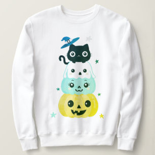 Cute Halloween Kawaii Character Sweatshirt