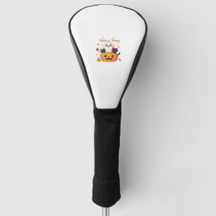 Cute Halloween - Kawaii Ghost and Black Cats Class Golf Head Cover