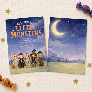 Cute Halloween Kid's Costume Party Invitation