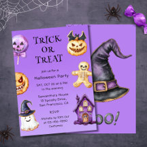 Cute Halloween Kids Party Trick or Treat
