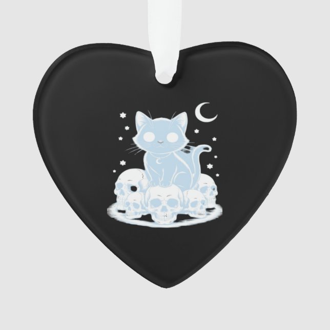 Cute Halloween Kitten Cat Gothic Aesthetic Essenti (devant)