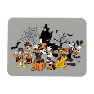 Cute Halloween Mickey and Friends Magnet