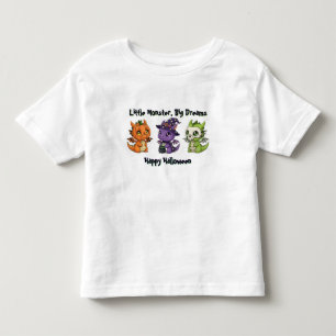 Cute Halloween Monsters Toddler Graphic Tee