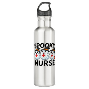 Cute Halloween Nurse Ghosts Cartoon Classic T-Shir 710 Ml Water Bottle