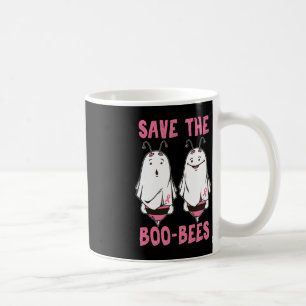 Cute Halloween October Breast Cancer Awareness Sav Coffee Mug