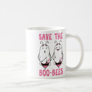Cute Halloween October Breast Cancer Awareness Sav Coffee Mug