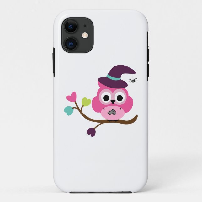 Cute Halloween Owl Case-Mate iPhone Case (Back)