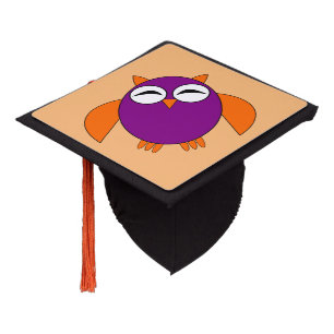 Cute Halloween Owl Graduation Topper