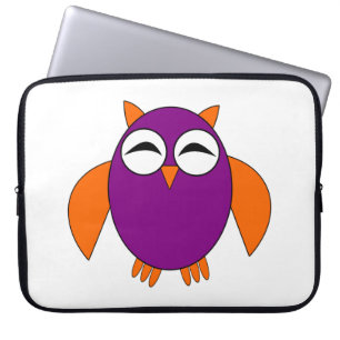 Cute Halloween Owl Laptop Sleeve