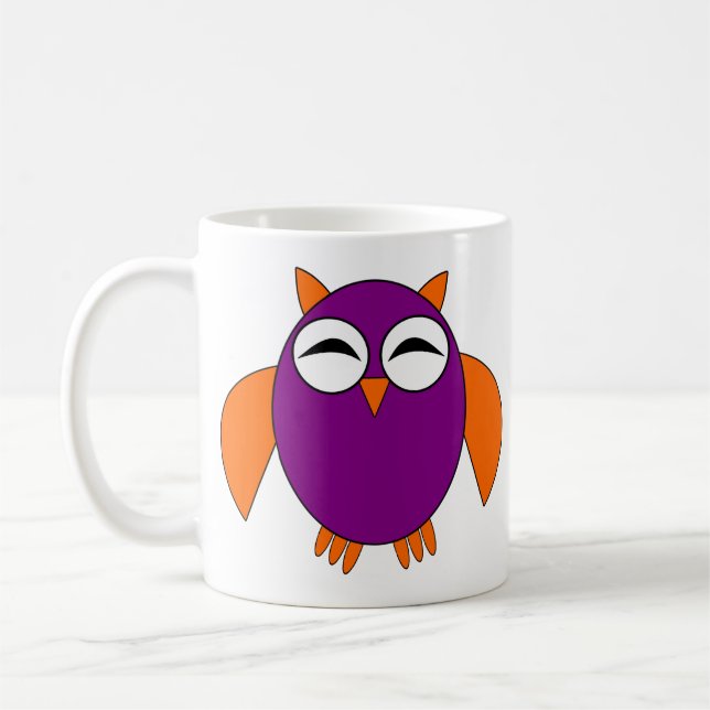 Cute Halloween Owl Mug (Gauche)