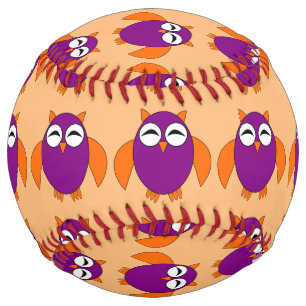 Cute Halloween Owl Softball