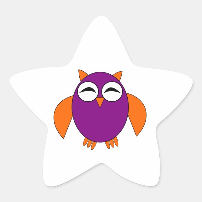 Cute Halloween Owl Stickers (Front)
