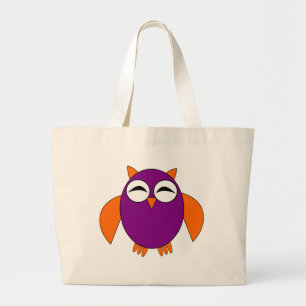 Cute Halloween Owl Tote Bag