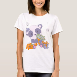 Cute Halloween Panda Bouquet of Eyes Halloween Mug T-Shirt