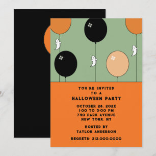 Cute Halloween Party Invitation