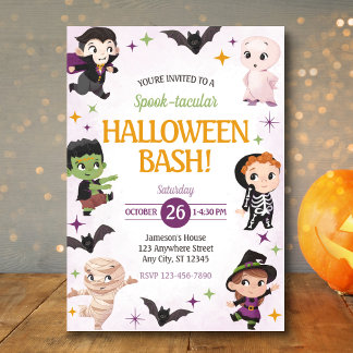 Cute Halloween Party Invitation, Invitation