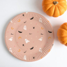 Cute Halloween Party Little Boo Orange Ghost