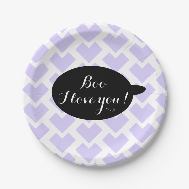 Cute Halloween Party Paper Plate (Front)