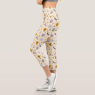 Cute Halloween Pattern Capri Leggings