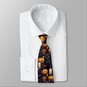 Cute Halloween Pattern Necktie