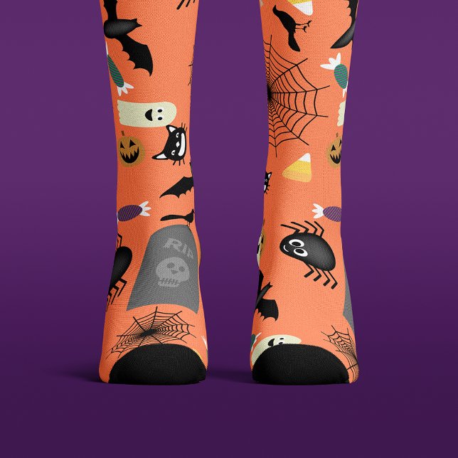 Cute Halloween Pattern Socks (Creator Uploaded)