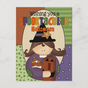 Cute Halloween Postcard