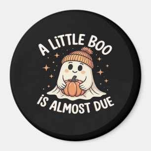Cute Halloween Pregnancy Announcement Magnet