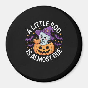 Cute Halloween Pregnancy Announcement Magnet