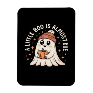 Cute Halloween Pregnancy Announcement Magnet