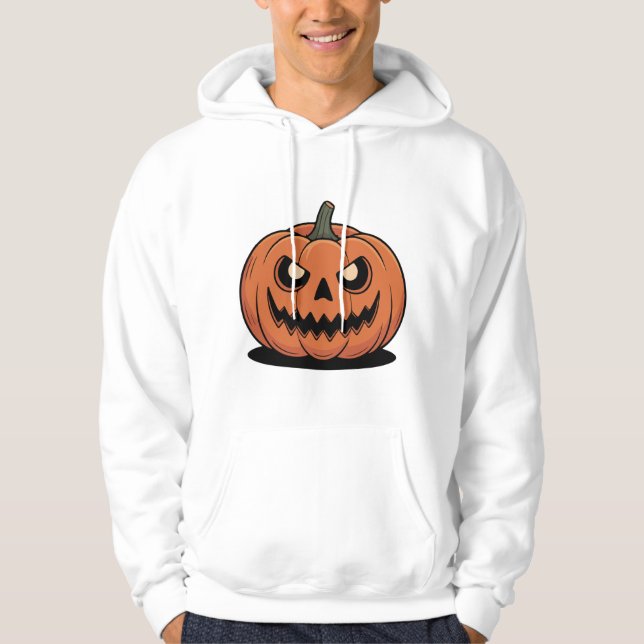 Cute Halloween Pumpkin Graphic Hoodie (Front)