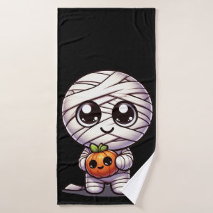 Cute Halloween pumpkin/mummy  Bath Towel