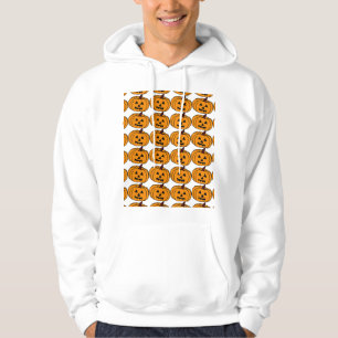 Cute Halloween Pumpkin Pattern Jack o Lantern Hoodie
