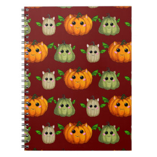 Cute Halloween pumpkins Notebook