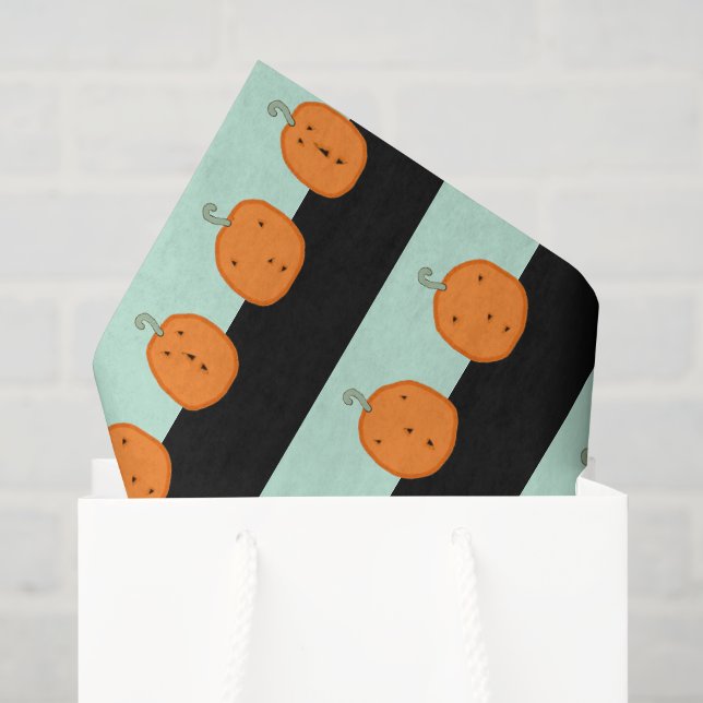 Cute Halloween Pumpkins Tissue Paper (Gift Bag)
