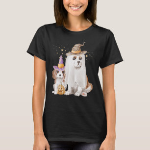 Cute Halloween Puppies dog costume Fall Women's T-Shirt