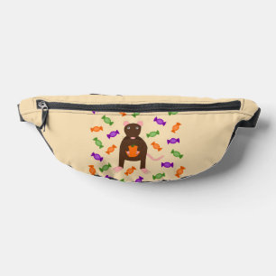 Cute Halloween Rat and Pumpkin Fanny Pack