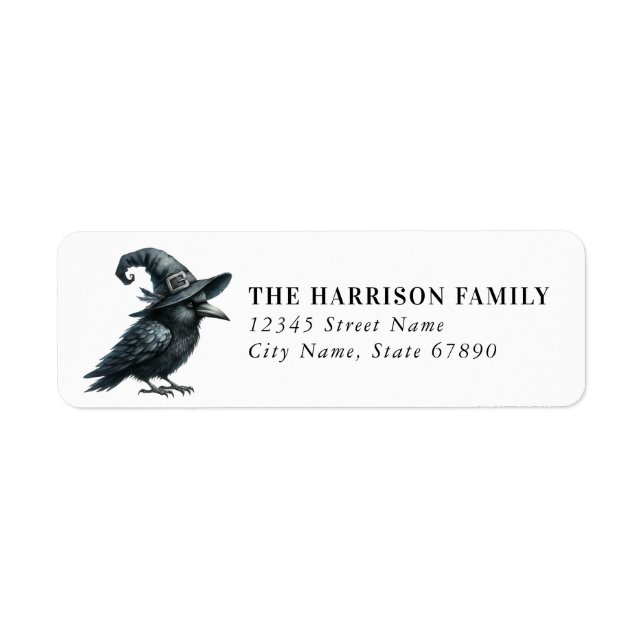 Cute Halloween Return Address Labels (Front)