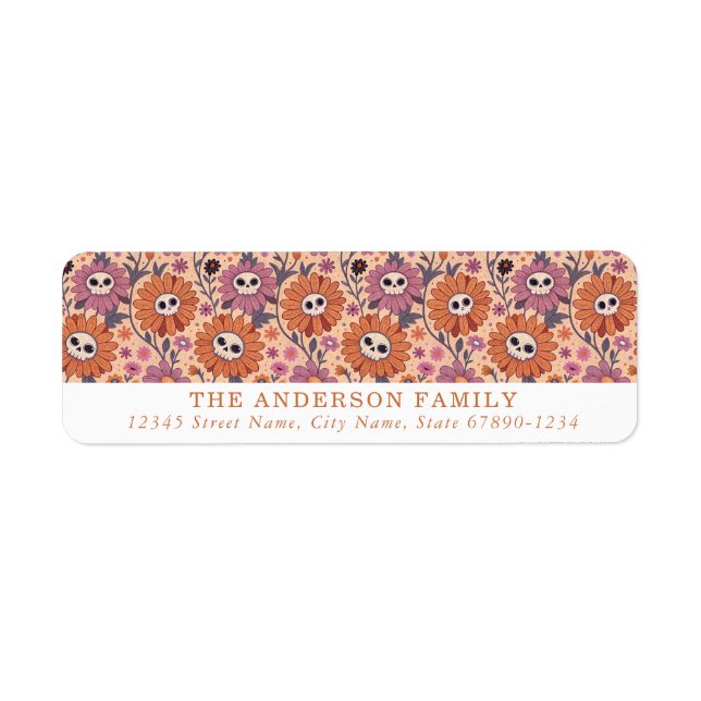 Cute Halloween Return Address Labels (Front)