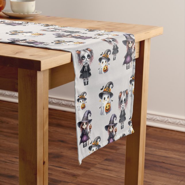 Cute Halloween Short Table Runner (In Situ)