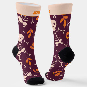 Cute Halloween Skeleton Socks
