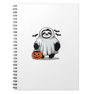 Cute Halloween Sloth T-Shirt Adorable and Spooky D Notebook
