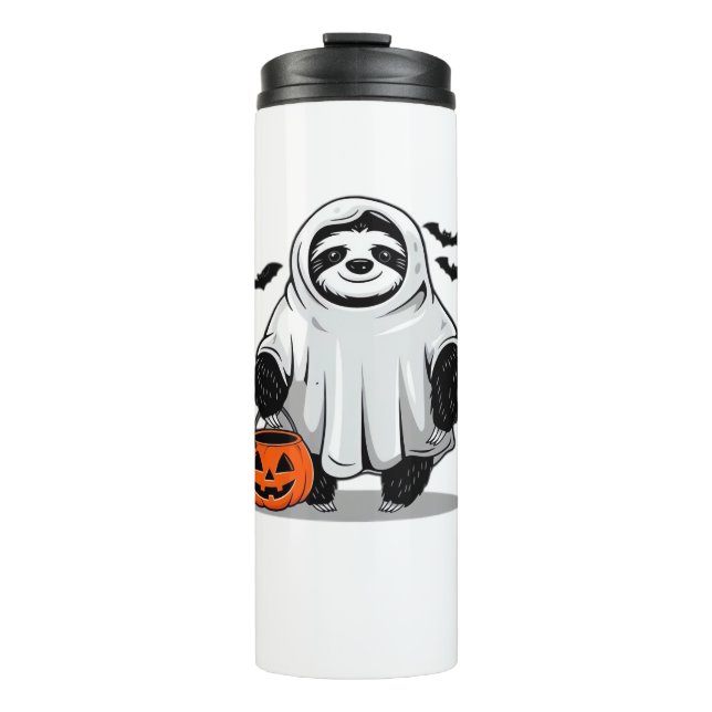 Cute Halloween Sloth T-Shirt Adorable and Spooky D Thermal Tumbler (Front)