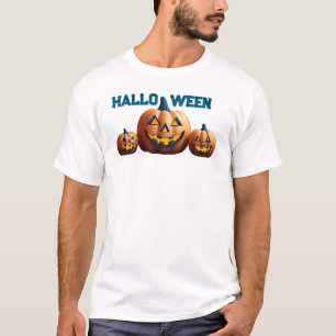 Cute Halloween Smiling Pumpkins T-Shirt
