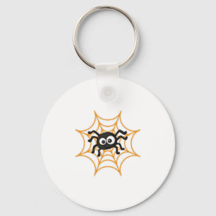 Cute Halloween Spider Poster Keychain