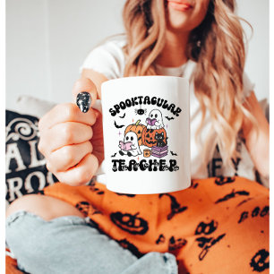Cute Halloween Spooktacular Teacher Coffee Mug