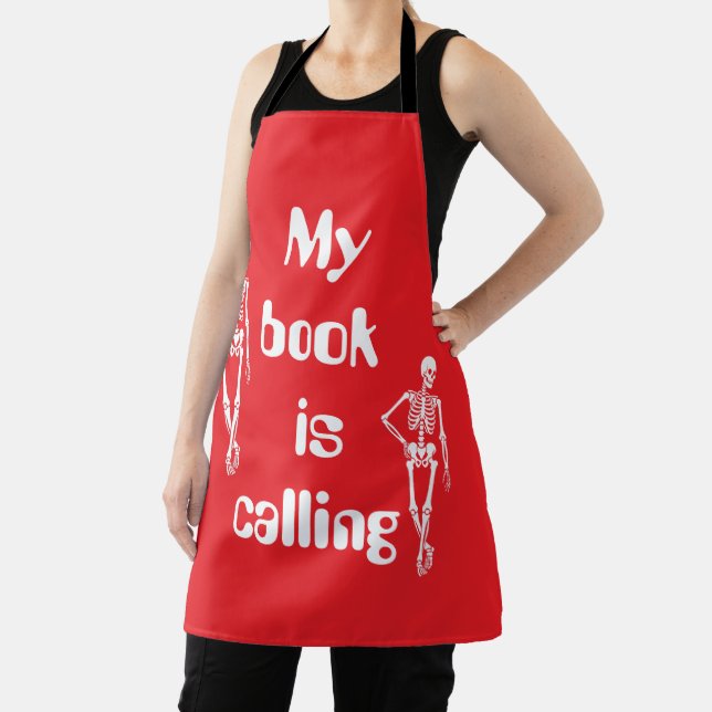 Cute Halloween Spooky Design Apron (Insitu)