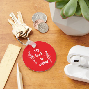 Cute Halloween Spooky Design Keychain