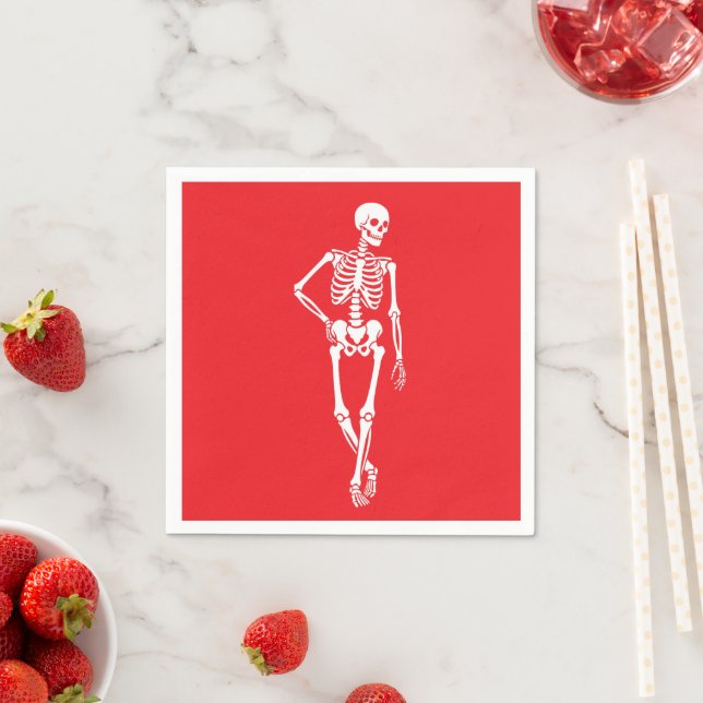 Cute Halloween Spooky Design Napkin (Insitu)